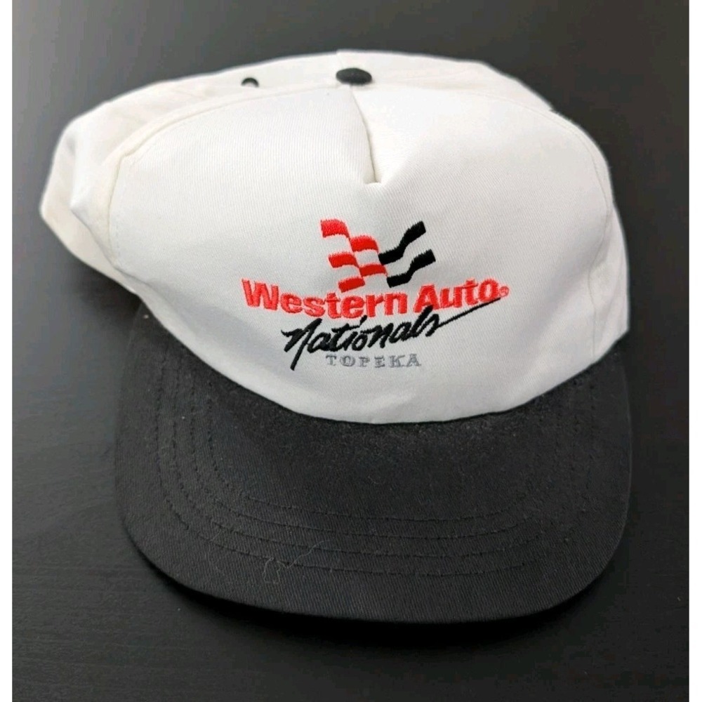 Western Auto‎ Nationals Topeka Racing Snapback Cap Hat NHRA Morris Design USA
